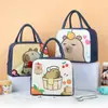 Nova bolsa de almoço de desenho animado, venda direta da fábrica, bolsa de almoço infantil, bolsa térmica de animal, bolsa térmica para lancheira, transfronteiriço