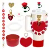 Botella de Agua Térmica Stanley Tapón Antipolvo Taza con Popote Tapa de Taza Correa de Mano Cordón para Botella de Agua Múltiples Estilos Versátiles Set