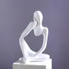 Mini Enfeites de Figuras Abstratas, Acessórios para Casa, Decoração de Entrada, Sala de Estar Modelo Sala Artesanato Criativo em Resina