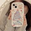 Árbol de Navidad Graffiti Adecuado para Funda de Teléfono iPhone 17 15 Plus Apple 16 Pro Max Transfronterizo 14 Cobertura Total 13