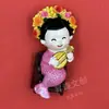Nuevos Lugares Pintorescos de Quanzhou, Costumbres Populares Imanes de Refrigerador de Resina Tridimensional Souvenirs Turísticos Árbol Decorativo para el Hogar