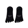 Calcetines de Cinco Dedos para Mujer, Estilo Delgado de Verano, Seda de Mora, Malla Fresca, Transpirables, Invisibles, Antideslizantes, Calcetines con Dedos Separados Wcl