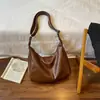 2026 Nova Bolsa de Ombro Grande Capacidade para o Dia a Dia Bolsa de Ombro Simples Bolsa Tote de Nicho Bolsa Transversal Colorida Sólida na Moda Tendência