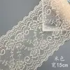 (Recomendado) Renda Macia Elástica de 15cm, Lingerie Sexy Colorida, Tecido de Renda, Bainha Alargada
