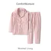 Conjunto de Pijama de Terciopelo de Cristal para Niños Otoño Invierno Nuevo Estilo Más Terciopelo Engrosado Bebé Cómodo Conjunto de Ropa para el Hogar Solapa Alta Calidad