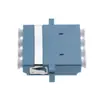 Adaptador de Fibra Óptica Acoplador de Flange Sc/Fc/Lc/St Placa de Flange Acoplador de Grau Carrier