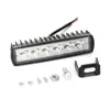 Luz de Trabalho LED para Carro 18W Mais Vendida da Amazon Luz Auxiliar de Engenharia Luz Diurna Modificada para Veículo Off-Road Linha Única