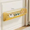 Zapatero detrás de la puerta, gabinete de zapatillas multicapa para la pared del baño, no requiere taladro, organizador de zapatos de pared para uso doméstico, perfecto para la entrada