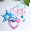 Mosquetón Acrílico Forma Personalizada Hebilla de Escalada Dibujos Animados Anime Colgante Lindo para Bolsa Mercancía de Celebridad Alta Transparencia