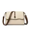 Nova Moda 2025 Bolsa Quadrada Pequena Simples, Bolsa de Ombro Estilosa e Elegante, Bolsa Transversal de Couro Macio de Alta Qualidade com Grande Capacidade