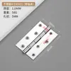 Bisagra plana abierta de acero inoxidable silenciosa mini para regalo manualidades caja de madera puerta de gabinete y ventana herrajes accesorios de bisagra en miniatura
