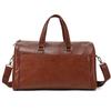 Bolsa de Viagem Dujiang Cross-Border Couro Crazy Horse Novo Couro Genuíno Grande Capacidade Bolsa de Bagagem Bolsa de Mão Masculina Mais Vendida