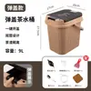 Cubo de drenaje para el hogar, cubo de agua para té, cubo de residuos de té, cubo de agua residual de plástico, accesorios para juegos de té Kung Fu, papelera para mesa de té, cubo de té pequeño