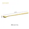 Fabricante original cuchara para remover café de acero inoxidable estilo japonés con mango largo cuchara creativa para miel cuchara para postre y helado cuchara de bar