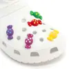 Zapatos de Agujeros de Caramelo Coloridos 3D de PVC Goma Suave Charms para Zapatos Accesorios Decorativos Similares al Estilo de Xiaohongshu