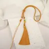 Corda de Pingente Trançada DIY Feita à Mão com Borla, Pingente de Bolsa de Incenso, Corda Decorativa Estilo Chinês