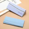 Nuevo Estuche Triangular para Gafas de Tela Escarchada, Bolsita Portátil para Gafas para Exportación, Se Puede Imprimir con Logo, Disponible en Múltiples Colores, Entrega Rápida de Fábrica