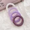 Goma para el pelo de alambre de teléfono de alta elasticidad para mujer, diadema sin costuras para coleta, accesorio para el pelo de alta gama para adultos