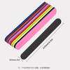 En stock 215*25mm pulsera de broche unisex color sólido simple correa de muñeca deportiva anillo de presión de silicona