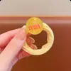 Gomas de Pelo de Colores Dulces para Niñas, Anillos de Toalla Amigables con el Cabello de Bebé, Bandas Elásticas de Alta Elasticidad para el Cabello de las Niñas