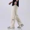 Pantalones casuales anchos de estilo americano simple Harajuku para hombre, nuevos pantalones rectos holgados de otoño 2026 para hombre