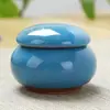 Novo Mini Recipiente de Chá de Cerâmica, Pote de Batom Vermelho, Pote Pequeno Selado para Remédios, Pote Tradicional para Protetor Labial, Frasco de Pó Cosmético