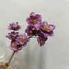 Flor de Campanilla de Plata Hecha a Mano Flor Seca Adornos Estilo Ins Decoración Artística Pequeña Fresca Flor de Ciruelo Pequeña Campana de Viento Flor de Ciruelo Decoración del Hogar