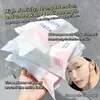 Hoja de Algodón con Compresa Húmeda XUXU para Rostro, Hoja de Papel de Máscara Elástica de Algodón, Toalla de Maquillaje con Agujeros, Toalla de Compresa Húmeda Transfronteriza para Rostro