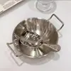 Tazón de Acero Inoxidable, Tazón de Doble Asa, Tazón para Ensalada, Tazón para Snacks, Tazón para Papas Fritas, Tazón para Pollo Frito, Tazón para Salsa de Hot Pot, Tazón para Preparación de Alimentos