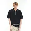 Camisa Polo de Manga Corta con Cuello Camisero para Hombre, Camiseta de Verano de Marca Moderna, Estilo Coreano Ajuste Delgado, Nueva Versátil Tendencia 2026