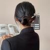 Horquilla de Metal Simple Estilo Japonés y Coreano para Mujer, Accesorio para Moño, Horquilla Versátil, Adorno para el Cabello