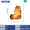 Lámpara de Resina de Fibra de Vidrio Estilo Chino para Patio LED Colgante Escultura de Animal Raccoon Simulado Iluminación Ambiental para Exteriores