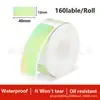 Pegatinas térmicas mini de vacaciones, aptas para impresoras D30/D35/P15, son autoadhesivas, papel térmico de etiquetas de colores para Navidad