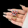 Colección de Broches de Diamante Completo de Lujo con Artesanía de Alta Gama, Broches Elegantes y Deslumbrantes para Abrigos y Trajes