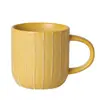 Tazas Cerámicas Nórdicas al por Mayor Rayas Verticales Cuadros Color Sólido Tazas de Café Personalizadas Fábrica Transfronteriza