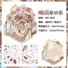 Pegatinas de Paisaje Estéreo 3D Casa de Escena en Miniatura Mascota Tamaño Grande Pegatinas Hechas a Mano DIY Regalo Juguete para Aliviar el Estrés