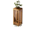Soporte para Flores para Sala de Estar, de Pie, Modelo Nuevo, Estante de Flores de Múltiples Niveles para Interiores, Soporte para Flores para Oficina Balcón, Soporte para Flores de Madera Maciza