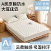 Lençol de Cama Impermeável de Algodão Cru Classe A, Capa de Colchão Transfronteiriça Personalizada, Cobertura de Cama Antiderrapante, Lençol de Cama Acolchoado Meio Coberto com Padrão de Peônia