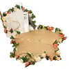 Vinha de Rosas Artificiais Flor Artificial em Vinha para Decoração de Tubo de Ar Condicionado de Sala de Estar Vinha de Teto Planta de Plástico Envoltório