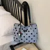 Bolso de Tote de Lunares Nuevo 2026 para Mujer, Gran Capacidad, Elegante Bolso de Hombro, Alto Valor Estético, Bolso de Mano de Moda para el Trabajo y los Viajes Diarios