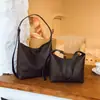 Bolso de Hombro Tipo Cubo de Cuero Suave Vintage para Mujer, Nuevo Bolso Tote Grande de Capacidad para Viajes de Verano 2026, Bolso Diario para Madre e Hija