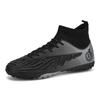 Sapatos de futebol transfronteiriços plus size 2023 novos sapatos de treino juvenil masculino e feminino com absorção de choque de unhas quebradas tênis de competição respiráveis profissionais