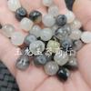Xinjiang Hotan Rocha de Quartzo Jade Jade Qinghua Contas Tipo Antigo Contas de Jade Flor Preta Passepartout Pulseira Colar Contas de Joalheria