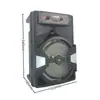 Altavoz Subwoofer Bluetooth Inalámbrico Bt-820 Subwoofer Cuadrado de Alto Volumen para Exteriores Audio Inalámbrico Portátil