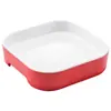 Melamina rechaud porcelana-como self-service louça empilhável quadrado prato de jantar de plástico tigela pequena prato prato de lanche comercial