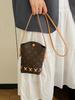 Bolso Cubo de Moda Popular de Este Año para Mujer 2025 Primavera y Verano Nuevo Nicho Bolso Pequeño para Teléfono Móvil Marca Bolso de Hombro Único Cruzado