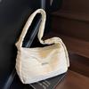 Bolso de Lona para Mujer 2025 Nuevo Versátil Moderno Ligero para Viaje Bolso Cruzado Casual de Gran Capacidad de un Solo Hombro para Axila
