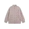 Suéter retro de punto trenzado estilo americano, unisex, otoño/invierno, chaqueta de punto con cremallera, corte holgado, marca de moda, suéter de cuello alto