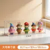 Caixa de Armazenamento BNBSClear Figura Desktop Montada na Parede Uso Duplo Tendência Brinquedo Caixa Surpresa Vitrine Ornamento Caixa à Prova de Poeira
