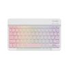 Teclado Bluetooth retroiluminado ruso Adecuado para iPad Teléfono móvil Tableta Teclado luminoso colorido Ratón Español Árabe